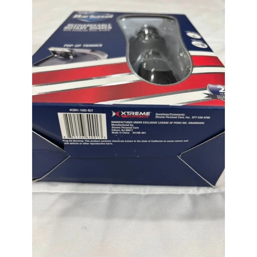 NWT Barbasol Rechargeable Rotary Shavor